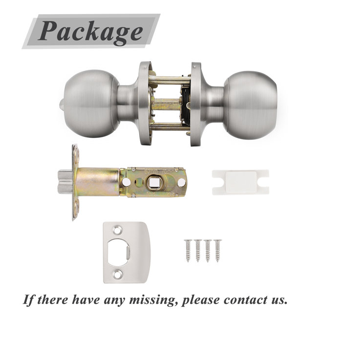 Probrico Privacy Door Knob & Reviews Wayfair